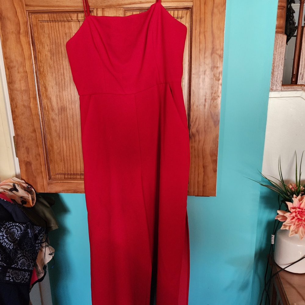 Elegant Red Women's Dress
